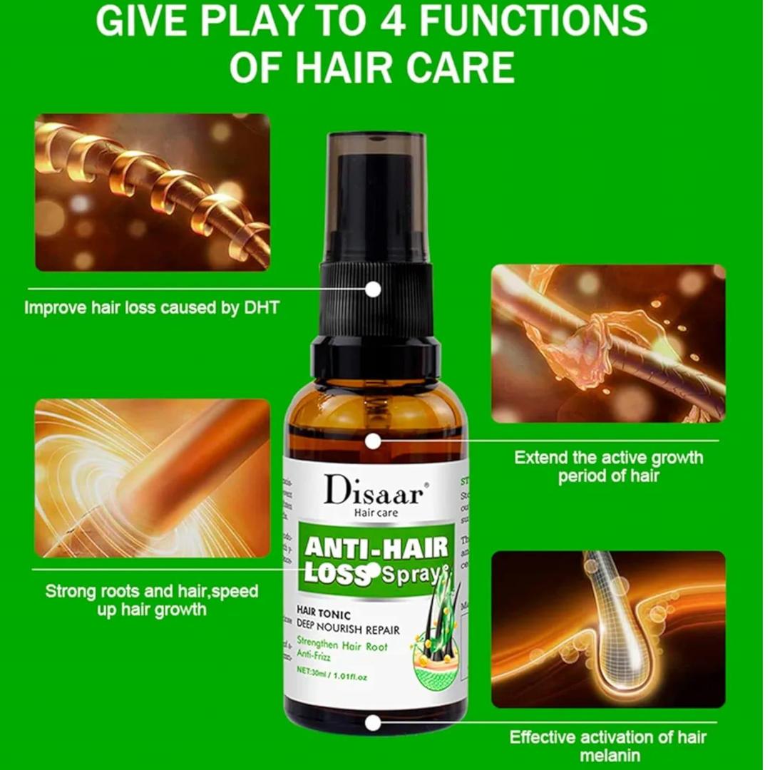 Disaar Anti-Hair Loss Spray 30ml – Reduce Hair Fall & Strengthen Roots My Store