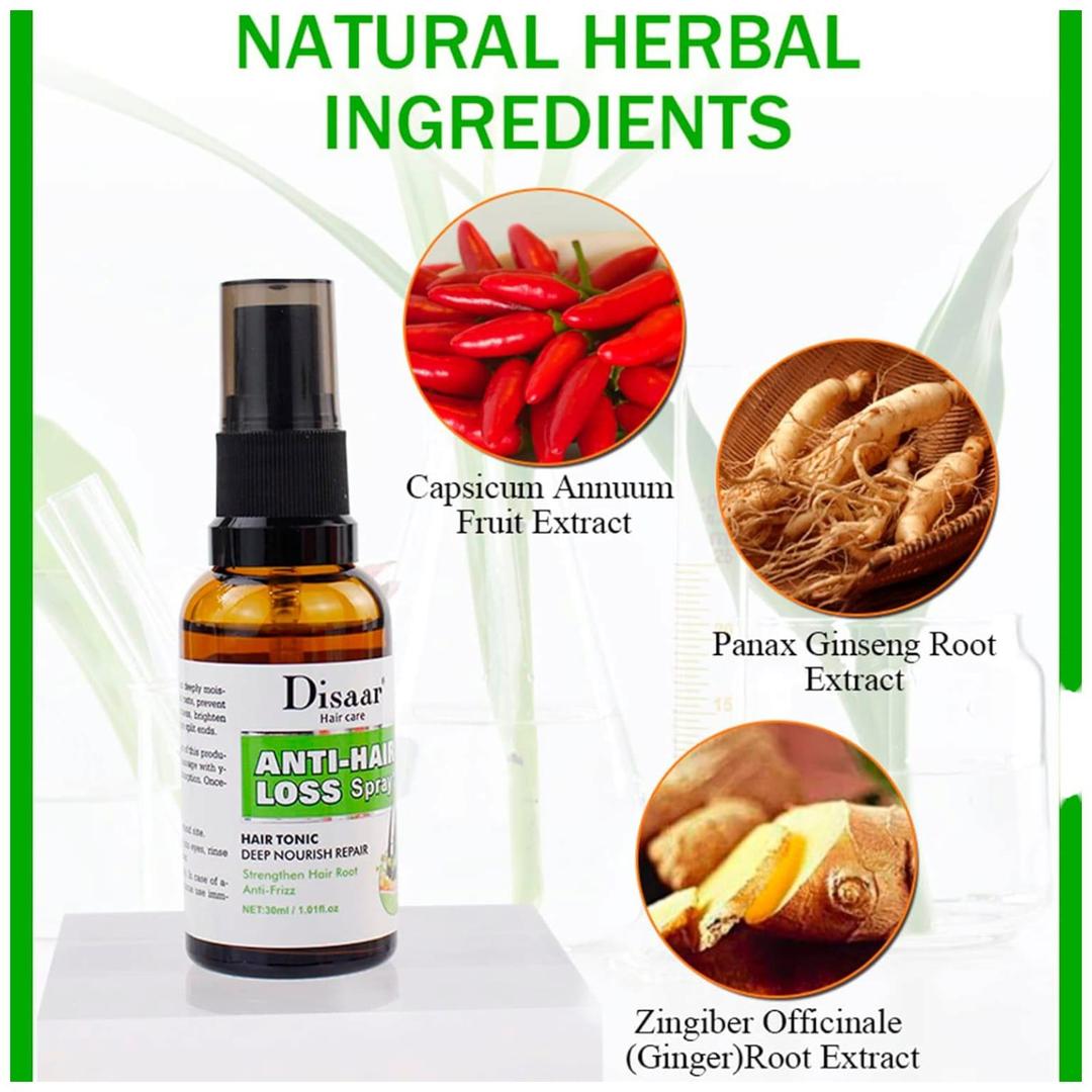 Disaar Anti-Hair Loss Spray 30ml – Reduce Hair Fall & Strengthen Roots My Store